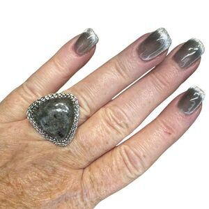 Yooperlite Solid 925 Sterling Silver Ring 9